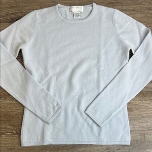 Saks Fifth Avenue Cashmere Collection 100% Cashmere Crewneck Sweater – Size S